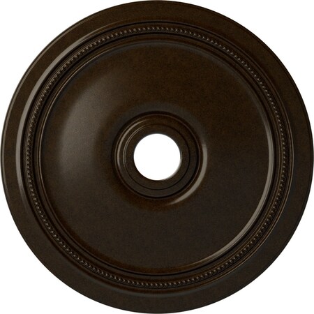 Diane Ceiling Medallion (Fits Canopies Up To 6 1/4), Hnd-Painted Bronze, 24OD X 3 5/8ID X 1 1/4P